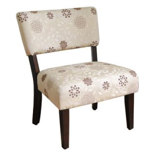 Kinfine Large Floral Gigi Fabric Slipper Chair K1606 F1051