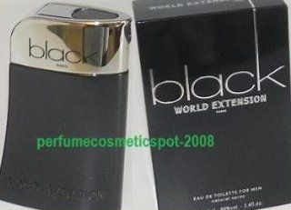 World Extension Black Cologne By Viviane Vendelle 3.4 Oz Cologne Spray For Men  Beauty