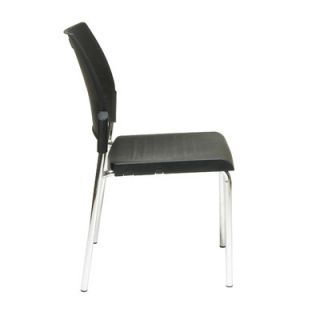 OSP Designs Straight Leg Stack Chair with Plastic Seat STC8300C4 3