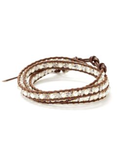 Swarovski Pearl & Crystal Wrap Bracelet by Chan Luu