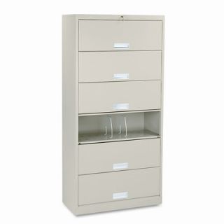 HON 600 Series 6 Drawer Legal  File 626CL Finish Putty
