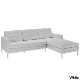 Leather Right arm Corner Sectional Sofa