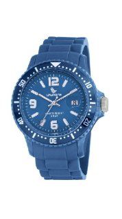 Laurens Women's GW41B928Y Colored Rubber Blue Rubber Rotating Bezel Date Watch Watches