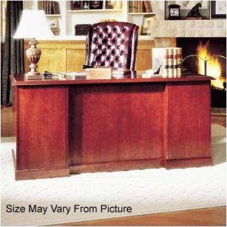 High Point Furniture Legacy 66 Single Pedestal Veneer Executive Desk LVM651 