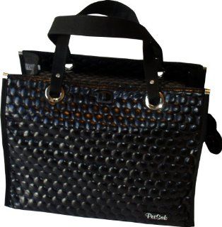 PuchiBag PetSak Tote Bag, Black Bubbles  Travel Totes Luggage 