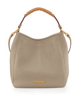 Softy Leather Saddle Hobo Bag, Creme   MARC by Marc Jacobs