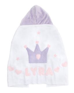 Crown Hooded Towel, Personalized   Boogie Baby