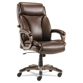 Alera Veon Series High Back Leather Executive Chair with Coil Spring Cushioni