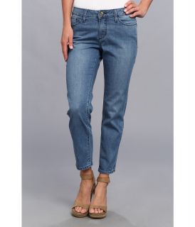 Christopher Blue Joan Long Crop in Medium Indigo Womens Jeans (Navy)