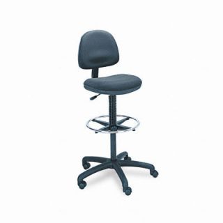 Safco Products Height Adjustable Drafting Chair with Footring 3401 Color Black
