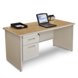 Marvel Office Furniture Pronto 60 Single Pedestal Computer Desk PDR6030SPUTO