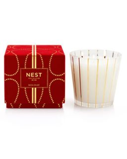 Holiday Three Wick Candle   Nest