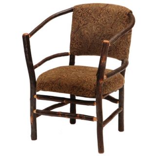 Fireside Lodge Hickory Hoop Fabric Arm Chair 83250