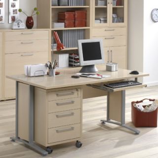 Tvilum Pierce Executive Desk Top with Metal Legs 8040220 / 8040320