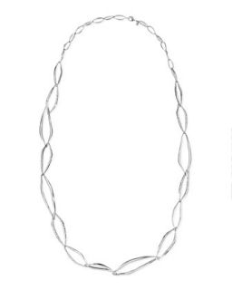 Miss Havisham Liquid Crystal Encrusted Infinity Link Necklace, 42   Alexis