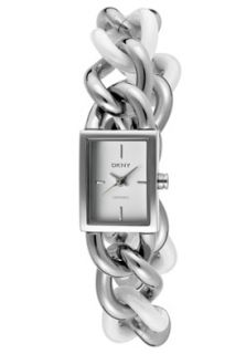 DKNY NY8390  Watches,Womens White Dial White Ceramic & Stainless Steel, Casual DKNY Quartz Watches