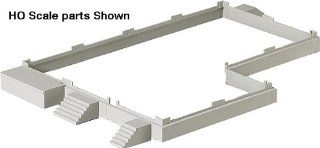 Walthers Cornerstone Series N Scale Modulars Foundation & Loading Docks (933 3283) Toys & Games