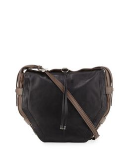 Lynn Leather Shoulder Bag, Black   Kooba