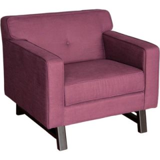 Armen Living Halston Chair LC10041CL / LC10041PA Color Claret Purple