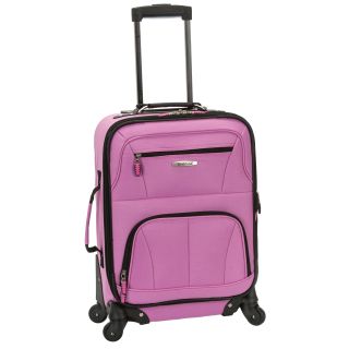Rockland Deluxe 20 inch Expandable Carry on Spinner Upright Luggage
