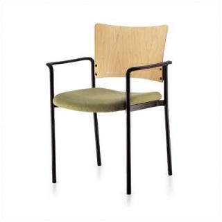 Source Seating Keystone Staxx Stacking Chair (Upholstered Seat with Wood Back