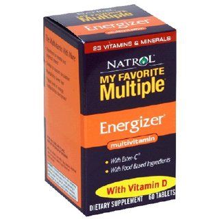 Natrol My Favorite Multiple Energizer 60 Tablets ( 3 Pack ) Health & Personal Care