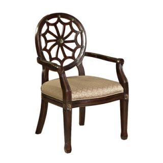 Powell Classic Seating Spider Web Fabric Arm Chair 235 620