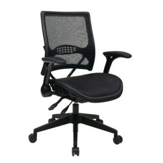Office Star Professional Air Grid Back Managers Chair with Flip Arms 67 77N9G5