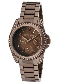 Michael Kors MK5614  Watches,Womens Glitz Brown Dial Espresso IP Stainless Steel, Casual Michael Kors Quartz Watches
