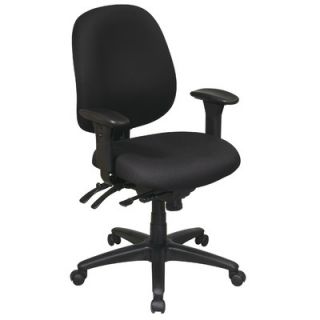Office Star Work Smart Mid Back Multi Function Ergonomic Office Chair 43891