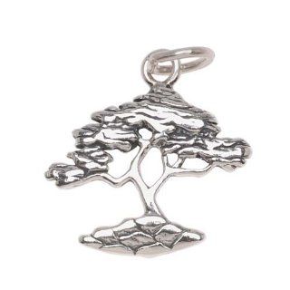 Sterling Silver Cypress Tree Of Life Charm 20mm (1)