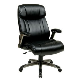 Office Star Eco Leather Executive Office Chair with Arms ECH38615A EC1