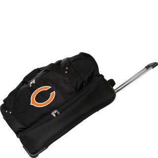 Denco Sports Luggage NFL Chicago Bears 27 Drop Bottom Wheeled Duffel Bag