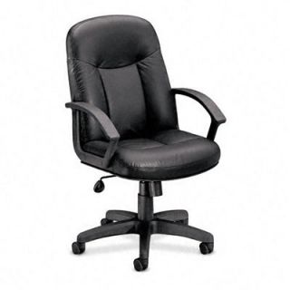 HON Mid Back Leather Swivel / Tilt Office Chair with Arms BSXVL601ST11T