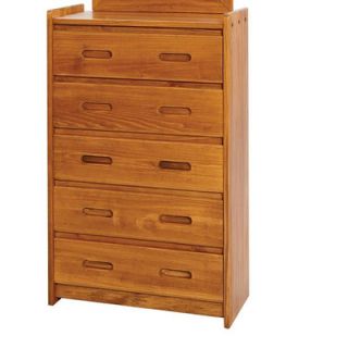 Sunset Trading Rustic 5 Drawer Chest WC CC05 GR