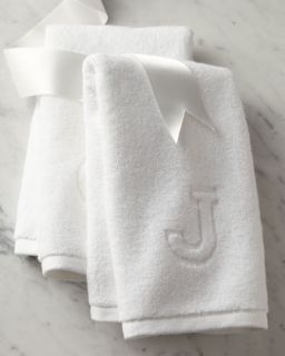 Auberge Monogrammed Fingertip Towel   Matouk