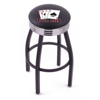 Holland Bar Stool Gambling 25 Swivel Bar Stool with Cushion L8B3C25 Team 4 