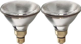 GE Lighting 68957 Energy Efficient Halogen 53 watt 940 Lumen PAR38 Spot Light Bulb with Medium Base, 2 Pack   Indoor Figurine Lamps  