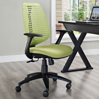Modway Reverb Mid Back Office Chair with Arms EEI 1174 Color Green
