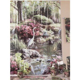 Nature Surrounds Me by Alan Giana Vinyl Bathroom Shower Curtain  