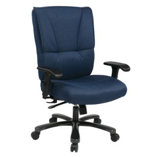 Office Star Deluxe Big and Tall Back Leather Executive Office Chair 7605R / 7