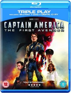 Captain America The First Avenger   Triple Play (Blu Ray, DVD and Digital Copy)      Blu ray