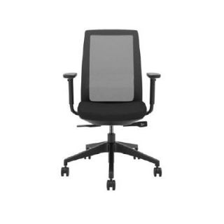 Compel Office Furniture Bravo Mesh Task Chair with Arms CTM5000BSSBK