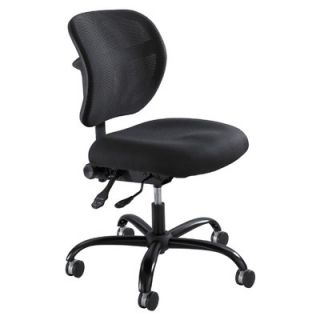 Safco Products Mid Back Vue Mesh Big And Tall Office Chair 3397BL