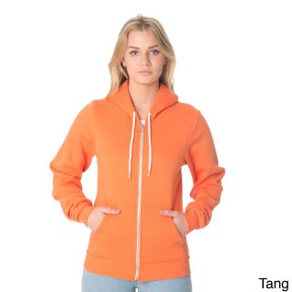 American Apparel American Apparel Unisex Flex Fleece Zip Hoodie Orange Size XXS (0  1)