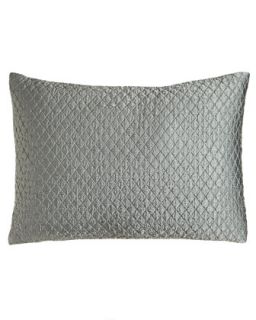 Quilted Marquis Pillow, 16 x 23   Fino Lino Linen & Lace