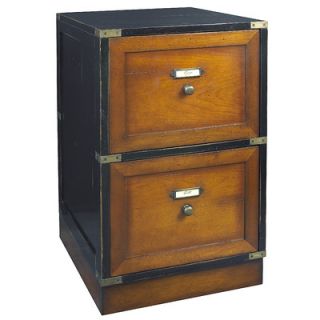 Authentic Models Campaign 2 Drawer Mobile File Cabinet MF039