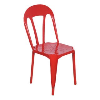 Wildon Home ® Kullu Stacking Chair 1394116691/1394116692 Finish Red Powder Coat