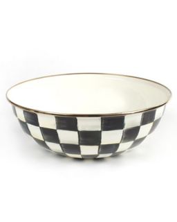 Extra Large Courtly Check Everyday Bowl   MacKenzie Childs