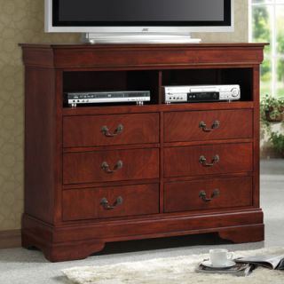 Wildon Home ® Fountain Hills Media 6 Drawer Chest 200436